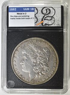 1882 MORGAN DOLLAR VAM 1B