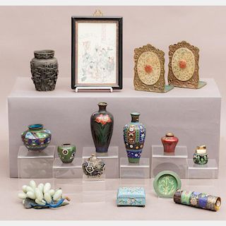 A Collection of Chinese Cloisonné and Asian Decorative Items, 19th/20th Century.