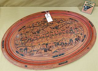 THAI LACQUER TRAY 21 1/2" X 30" CORDTS MANSION