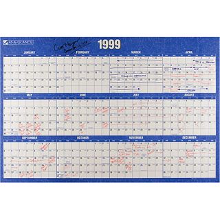 Liberty Bell 7 Recovery Planning Calendar - From the Collection of Curt Newport