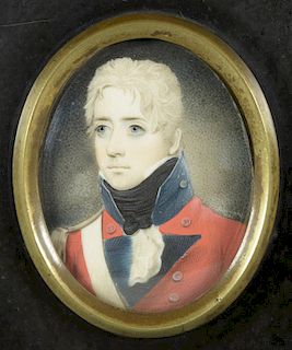M. Finucane, miniature officer portrait