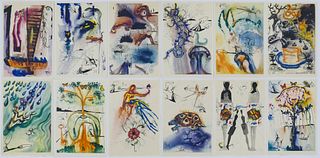 Salvador Dali ''Alice's Adventures in Wonderland'' Portfolio