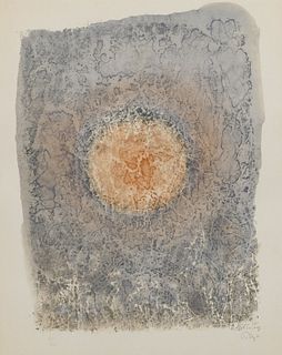 Mark Tobey ''Louvre'' 1961 Lithograph