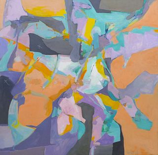Margaret Tomkins ''Untitled'' (Lavender and Orange)