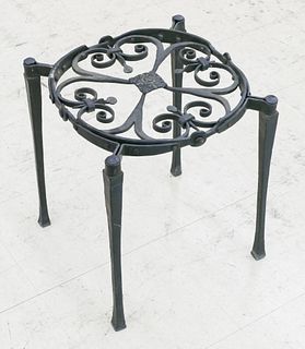 Scott Szloch Wrought Iron Side Table 2001 Steel