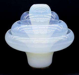 Carlo Nason ''Lotus'' Glass Table Lamp