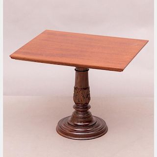 A Georgian Style Mahogany Side Table, 20th Century.