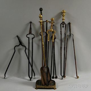 Assorted Group of Fireplace Tools