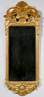 Gilt Carved Rococo Mirror