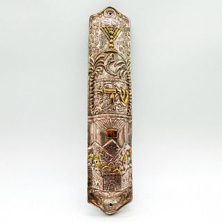 Raphael Abecassis Sterling Silver Palace Mezuzah