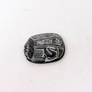 Egyptian Scarab Beetle Soapstone Carving