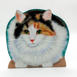 Wolfecraft Original Feline Wooden Plaque, Calico Cat