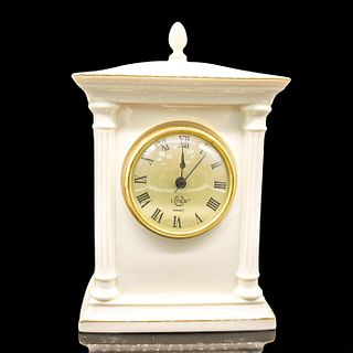 Lenox Porcelain Crown Pillar Clock