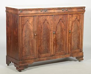 TN Gothic Revival Sideboard, Exhibited and Illustrated