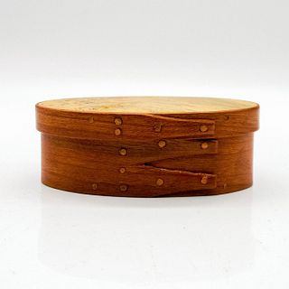 Cherith Brook Crafts Miniature Oval Shaker Cherry Wood Box