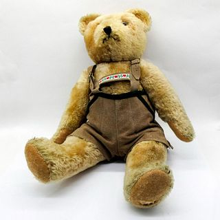 Vintage Teddy Bear, Lederhosen Bear