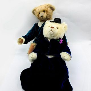 2pc Limerick Bear and Lady Bear, Dapper Couple