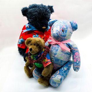 3pc Hawaiian Teddy Bears