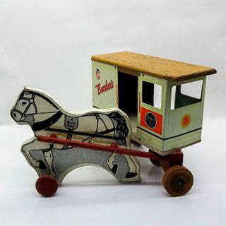Vintage Rich Toys Borden's Horse Drawn Dairy Cart