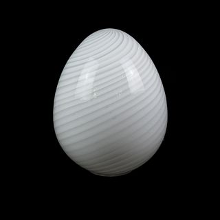 Vetri Murano Glass Egg Lamp