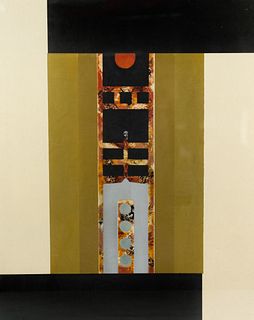 Liao Shiou-Ping Gate of Peace Abstract Serigraph 