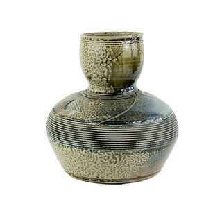 Polychrome Studio Pottery Vase Signed