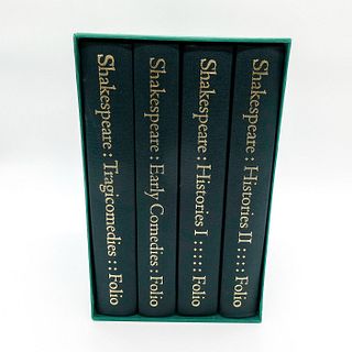 4 Hardcover Books, William Shakespeare The Complete Plays