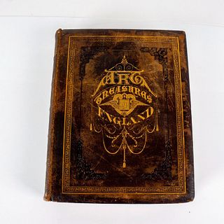 Art Treasures of England 1875 Rare Large Book of Engravings