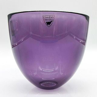 Orrefors Art Glass Purple Bowl