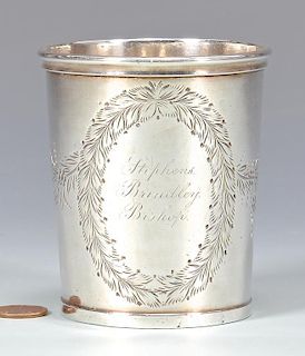KY Coin Silver Julep Cup