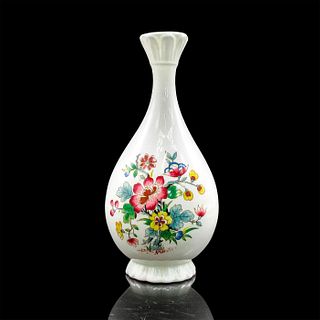 Vintage Coalport Bone China Bud Vase, Ming Rose
