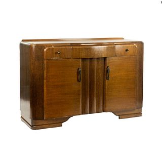 French Art Deco Waterfall Buffet or Sideboard