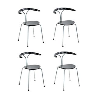 (4) Bauhaus Style Stolar Chairs by Bjorn Alge