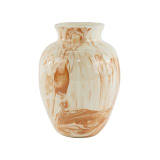 Georgia Clay Swirl Design Pottery Vase Signed