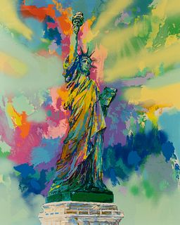 LeRoy Neiman 'Statue of Liberty' Signed Color Serigraph