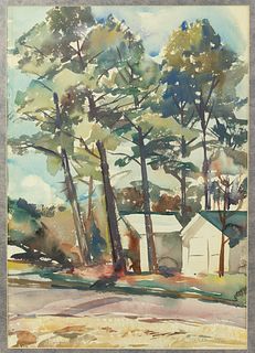 Roy H Staples Signed Watercolor Painting 