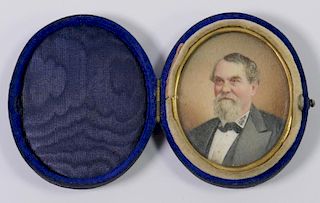 TN Miniature Portrait of Man, Calvert