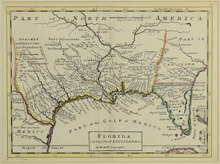 18th c. Florida Map - Herman Moll