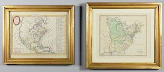 2 Maps of US - 18th century