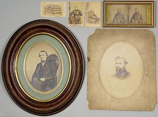 Civil War Photos inc. Thomas Signed CDV, Grant, Johnson
