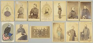 Group of 13 Civil War Related CDV Cards