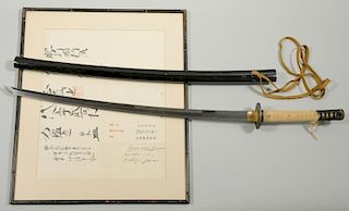 Kanbun Era Yukihiro Samurai Sword  w/ Authentication