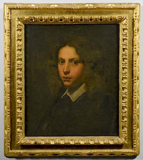 Continental School Portrait of Young Man, 17th/18th C.