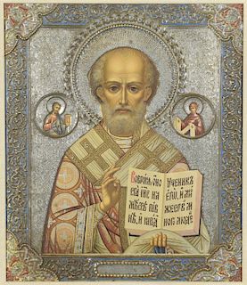 Russian Icon, St. Nicholas