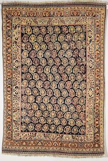 Antique Persian Qashqai area rug, 7'1' x 4'10"
