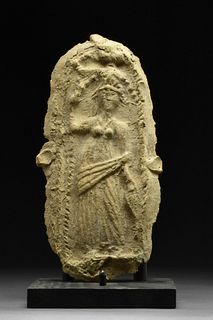 ROMAN TERRACOTTA RELIEF WITH TYCHE
