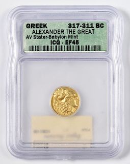 Alexander the Great AV Stater Coin, Babylon Mint