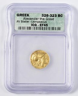 Alexander the Great AV Stater, Lampsacus Mint