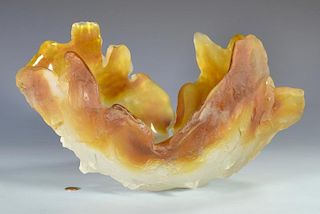 Amanda Brisbane Art Glass Sculptural Bowl