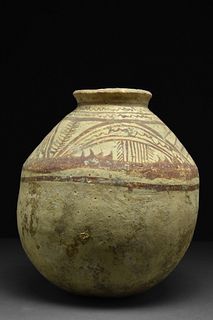 ANCIENT PERSIAN TEPE GIYAN POTTERY JAR - TL TESTED